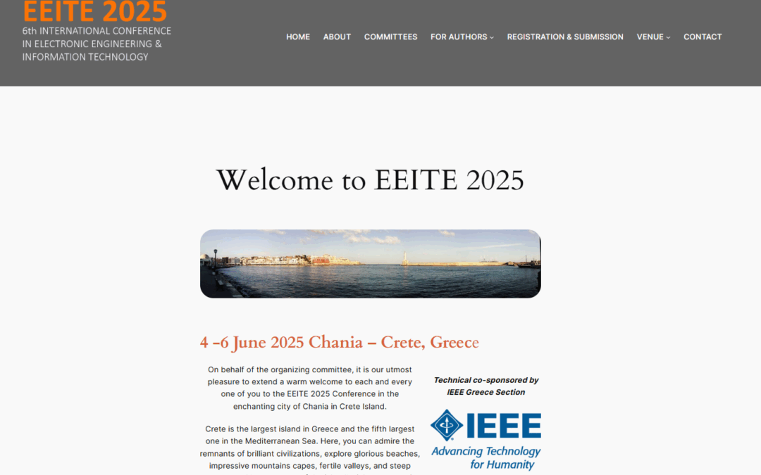 STEAMDIVE participation in the international scientific conference EEITE 2025